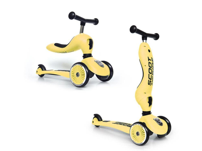 Scoot & Ride Highwaykick 1 Jeździk i hulajnoga 2w1 Lemon